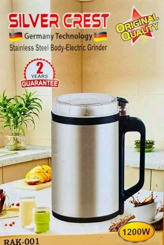 SILVER CREST Stainless Steel Electric Grinder 1200W (2 YEARS GUARANTEE)